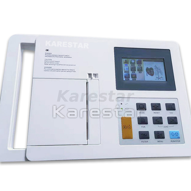 ECG Monitor Machine Factory Supply Brand New Portable 6 Channel White Ecg Device Examination Electri