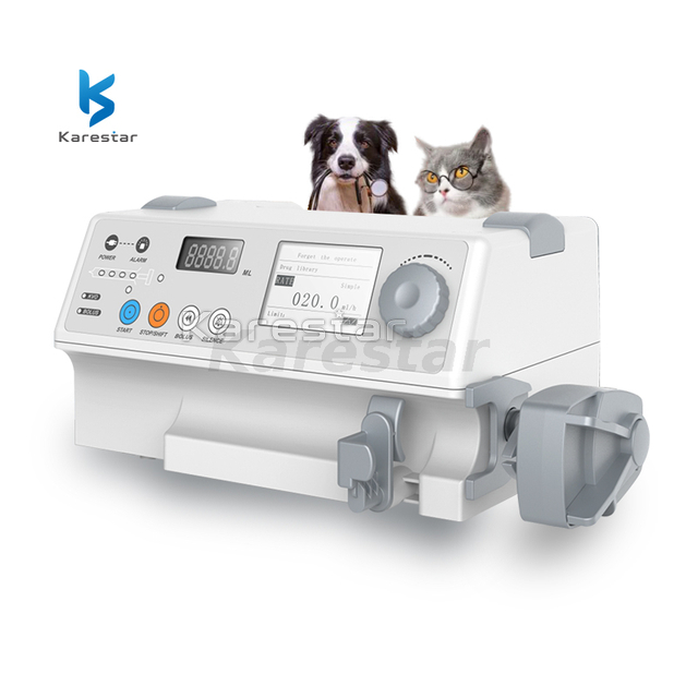 K-GS02 High Quality Vet Electric Single Channel Syringe Pump For Pet Hospital