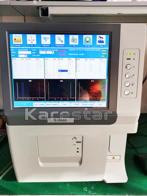 K-HA05 Hematology Analyzer with Factory Price Portable Auto Blood CB Machine